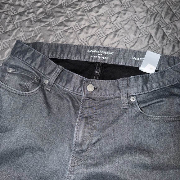 Banana Republic Other - Banana Republic Men's Dark Gray Straight Jeans